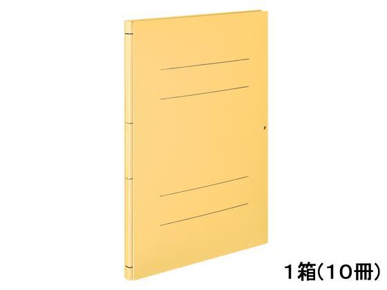 Forestway 背幅伸縮ファイル A4タテ 黄 10冊[代引不可]【仕入先直送品Ａ】