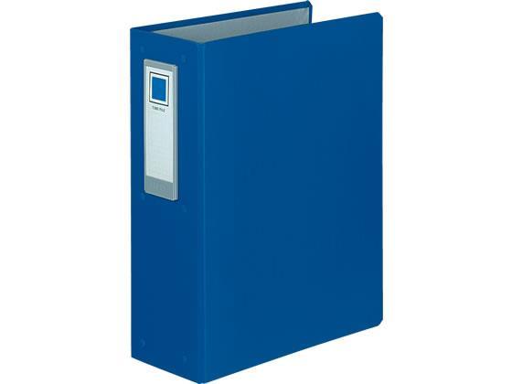 コクヨ チューブファイル ロングボディ とじ厚80mm A4タテ 4穴 青[代引不可]【仕入先直送品Ａ】