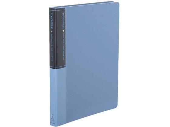 コクヨ クリヤーブック〈タフネス〉差替式 A4 30穴 背幅27mm 青[代引不可]【仕入先直送品Ａ】