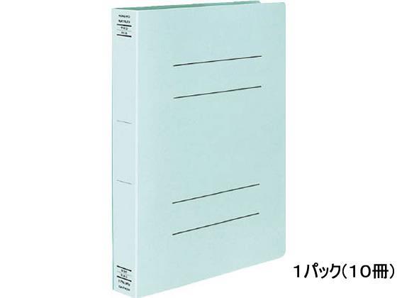 コクヨ フラットファイルX スーパーワイド A4タテ とじ厚40mm 青 10冊[代引不可]【仕入先直送品Ａ】