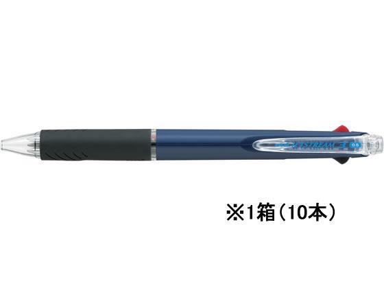 三菱鉛筆 ジェットストリーム3色ボールペン0.5mm ネイビー 10本[代引不可]【仕入先直送品Ａ】