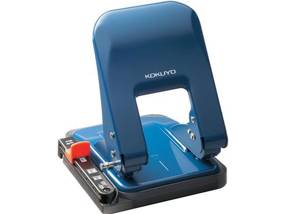 コクヨ 2穴パンチ〈ラクアケ〉37枚対応 青[代引不可]【仕入先直送品Ａ】