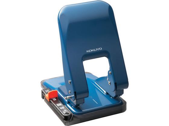 コクヨ 2穴パンチ〈ラクアケ〉52枚対応 青[代引不可]【仕入先直送品Ａ】