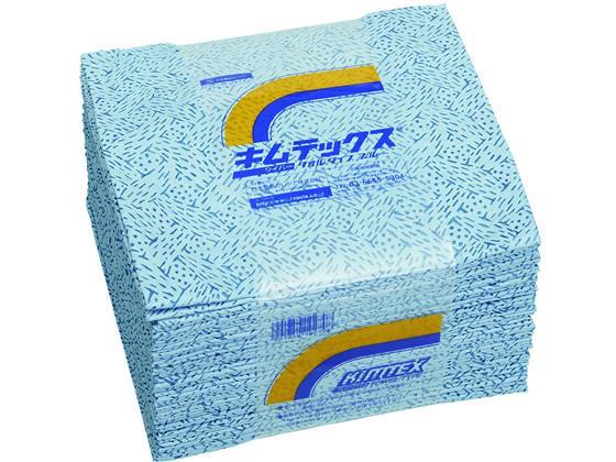 クレシア キムテックス タオルタイプ ブルー 50枚[代引不可]【仕入先直送品Ａ】