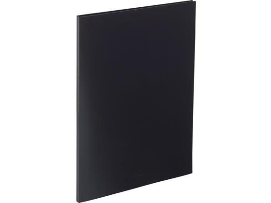 リヒトラブ AQUA DROPs クリヤーブック差替式A2 60穴 背幅18 黒[代引不可]【仕入先直送品Ａ】