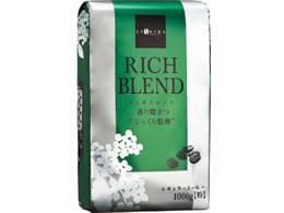 ウエシマコーヒー リッチブレンド 1kg[代引不可]【仕入先直送品Ａ】