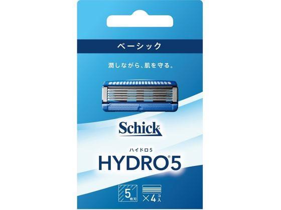 Schick ハイドロ5 ベーシック 替刃 4個[代引不可]【仕入先直送品Ａ】