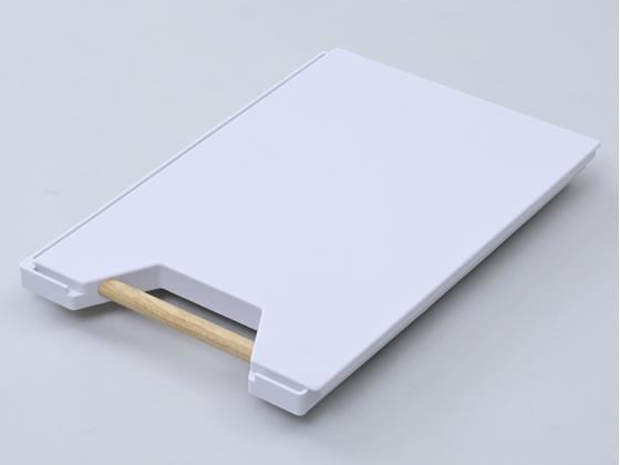 山善 超薄型 台車 W40×D27.5×H3.8cm ホワイト[代引不可]【仕入先直送品Ａ】