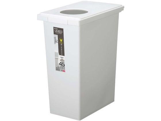 新輝合成 トンボ ユニード ロック&プッシュ45 ホワイト[代引不可]【仕入先直送品Ａ】