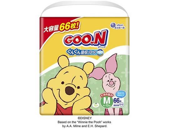 大王製紙 グーン ぐんぐん吸収パンツ M 66枚[代引不可]【仕入先直送品Ａ】