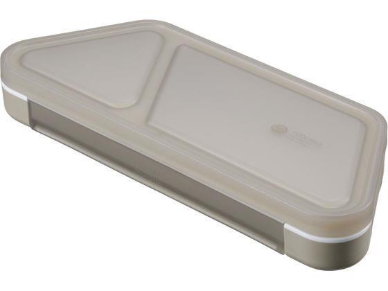 シービージャパン 薄型弁当箱 抗菌フードマン おにぎり グレー[代引不可]【仕入先直送品Ａ】