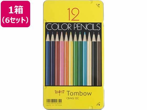 トンボ鉛筆 色鉛筆 12色入×6セット[代引不可]【仕入先直送品Ａ】