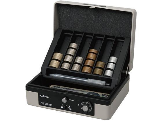 カール事務器 キャッシュボックス A6サイズ グレー[代引不可]【仕入先直送品Ａ】
