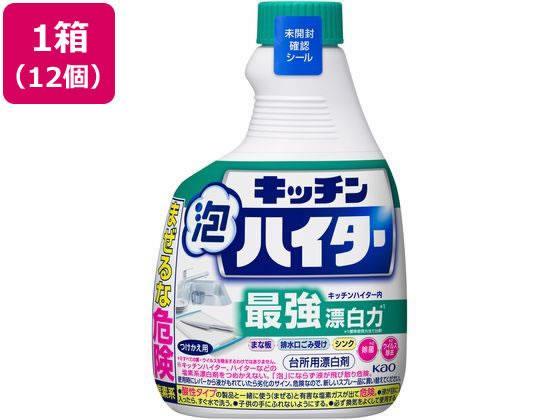 花王 キッチン泡ハイター つけかえ用 400mL×12本入[代引不可]【仕入先直送品Ａ】