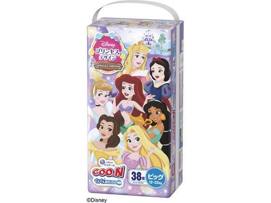 大王製紙 グーンぐんぐん吸収パンツ BIG 38枚 プリンセス[代引不可]【仕入先直送品Ａ】