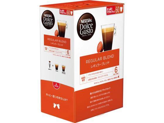 ネスレ ネスカフェ ドルチェ グスト専用カプセル レギュラーブレンド 60杯分[代引不可]【仕入先直送品Ａ】