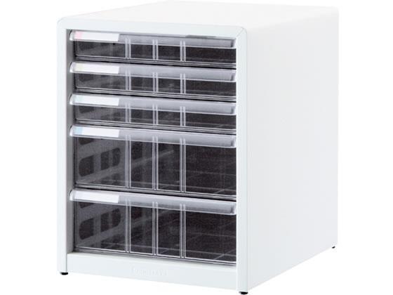 ナカバヤシ アバンテV2レターケース A4タテ型 浅3段・深2段 シロ[代引不可]【仕入先直送品Ａ】