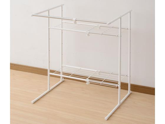 山善 押入れハンガーラック[代引不可]【仕入先直送品Ａ】