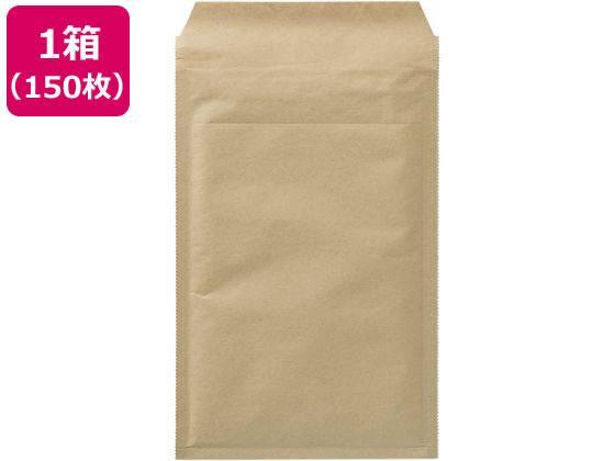 ユニオンキャップ クッション封筒 茶 280×190mm CD・DVD用 150枚[代引不可]【仕入先直送品Ａ】