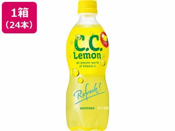 サントリー C.C.レモン 500ml×24本[代引不可]【仕入先直送品Ａ】