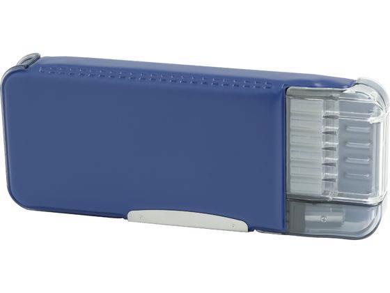 ソニック えんぴつチェック両面筆入 うかサポ ネイビー[代引不可]【仕入先直送品Ａ】