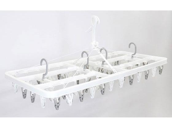 東和産業 MS サイドフック角ハンガー ピンチ60個付[代引不可]【仕入先直送品Ａ】