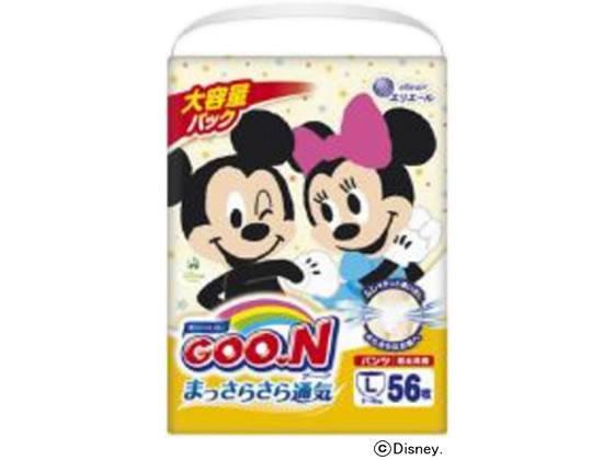 大王製紙 グーン ぐんぐん吸収パンツ L 56枚[代引不可]【仕入先直送品Ａ】