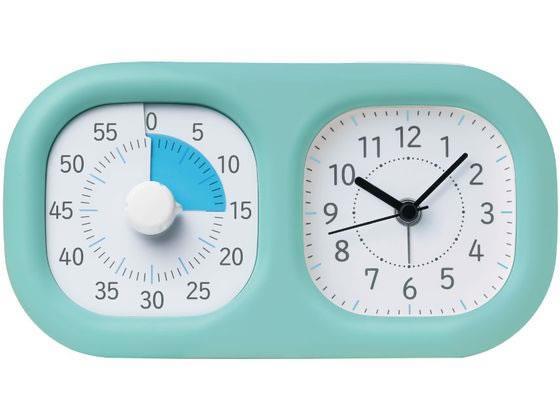 ソニック トキ・サポ 時っ感タイマー 時計プラス ミントブルー[代引不可]【仕入先直送品Ａ】