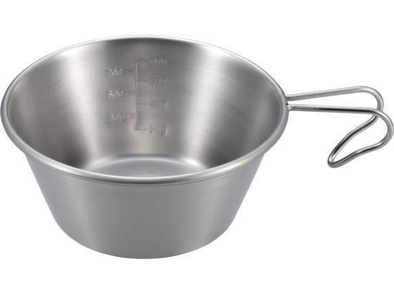 キャプテンスタッグ ステンシェラカップ 1.0L 螺旋仕上[代引不可]【仕入先直送品Ａ】