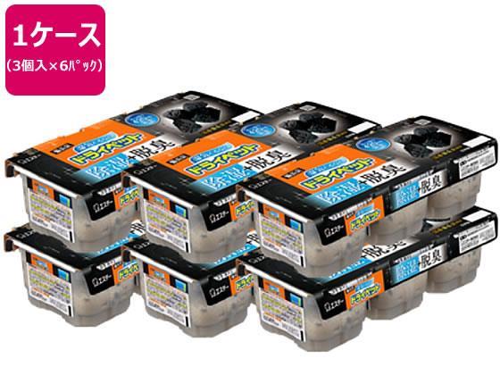 エステー 備長炭ドライペット 3個入×6パック[代引不可]【仕入先直送品Ａ】