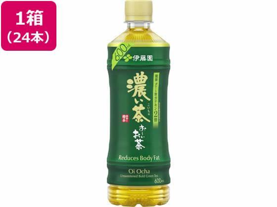 伊藤園 お～いお茶 濃い茶 600ml×24本[代引不可]【仕入先直送品Ａ】