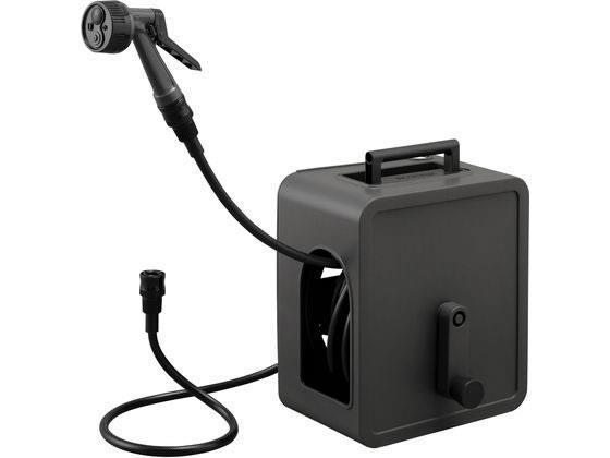 アイリスオーヤマ フルカバーコンパクトホースリール20m ダークグレー[代引不可]【仕入先直送品Ａ】