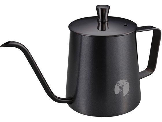 キャプテンスタッグ アルゴ 珈琲ドリップケットル 350ml ブラック[代引不可]【仕入先直送品Ａ】