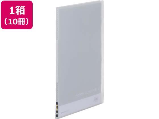 キングジム シンプリーズ クリアーファイル 透明 A4 10P 透明 10冊[代引不可]【仕入先直送品Ａ】