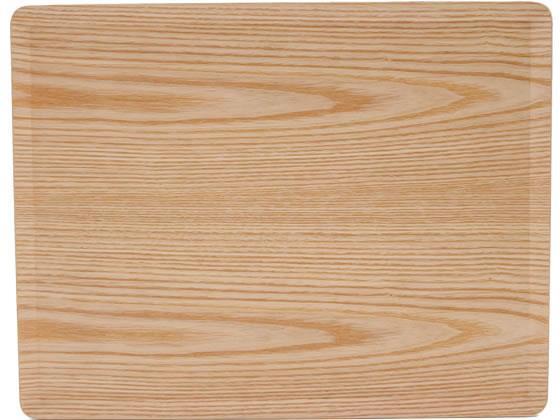 アサヒ興洋 ノンスリップ木製トレー M ナチュラルブラウン[代引不可]【仕入先直送品Ａ】