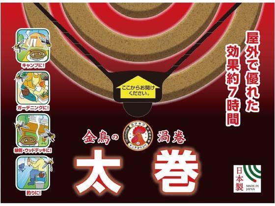 大日本除虫菊 金鳥/金鳥の渦巻 太巻 30巻+皿型1枚+線香立1個[代引不可]【仕入先直送品Ａ】