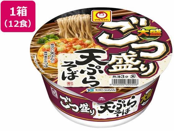 東洋水産 ごつ盛り 天ぷらそば 12個[代引不可]【仕入先直送品Ａ】