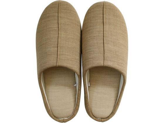 ストロング 洗えるスリッパ リネンライク Beige L[代引不可]【仕入先直送品Ａ】