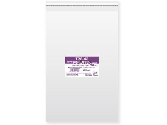 シモジマ ピュアパックT 厚0.03×280×4300 100枚[代引不可]【仕入先直送品Ａ】