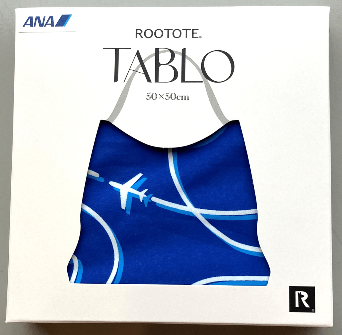 ANAスカーフ型トートバック(TABLO)トリトンブルー