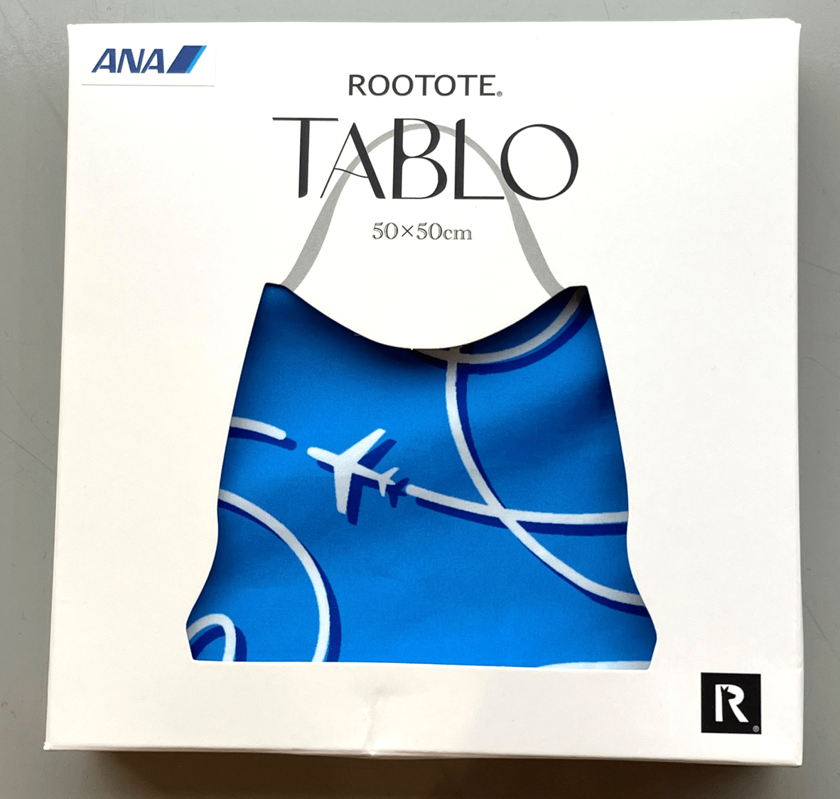 ANAスカーフ型トートバック(TABLO)モヒカンブルー
