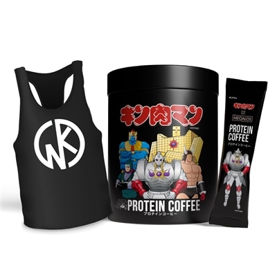 メガロス プロテインコーヒー キン肉マン特別パッケージ 悪魔超人ver (タンクトップ入り限定BOX 10包入り)
