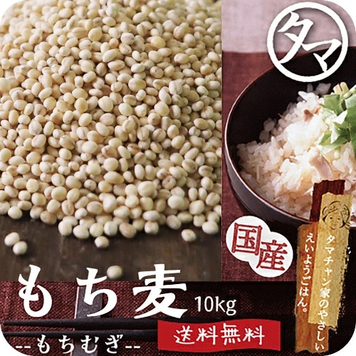 \送料無料/国産もち麦 10kg タマチャンショップ