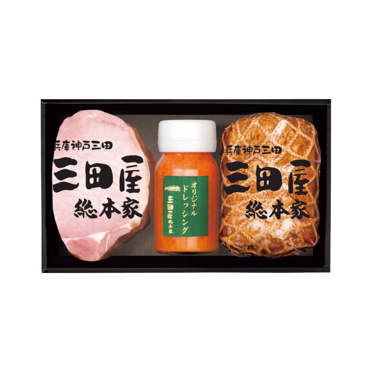 お歳暮 御歳暮 早割 冬ギフト 帰歳暮 ギフト プレゼント 送料無料 ギフト 2025 「三田屋総本家」ハムギフト 「KSS-50」 肉 肉加工品 ハム 三田屋総本家 ロースハム モモハム ドレッシング KSS-50【GF】