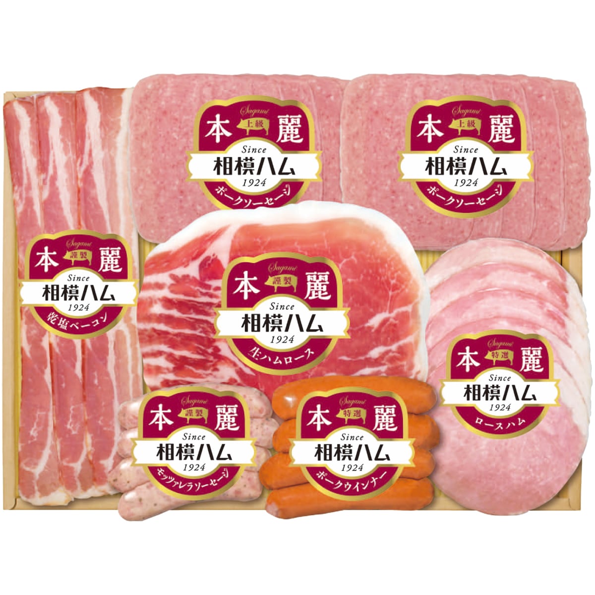 お歳暮 御歳暮 早割 冬ギフト 帰歳暮 ギフト プレゼント 送料無料 ギフト 2025 相模ハム 本麗バラエティギフト 「SR-410」 肉 肉加工品 ハム 相模ハム 特選 ロースハム 謹製 生ハム ベーコン モッツァレラソーセージ ポークウインナー SR-410【GF】