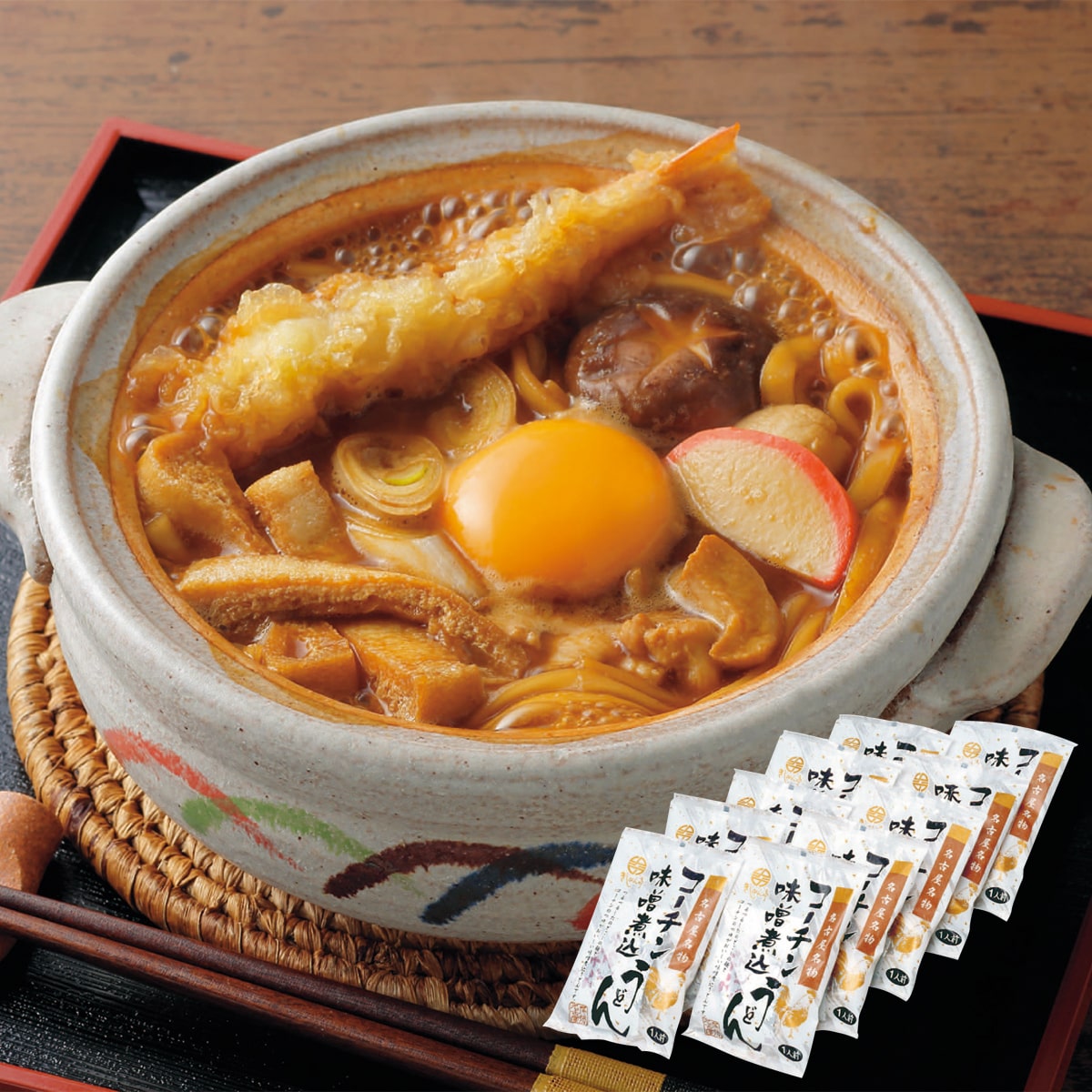 お歳暮 御歳暮 早割 冬ギフト 帰歳暮 ギフト プレゼント 送料無料 ギフト 2025 なごやきしめん亭 コーチン味噌煮込うどん 「R32-3」 麺 うどん なごや 名古屋 きしめん コーチン 味噌煮込 うどん R32-3【GF】