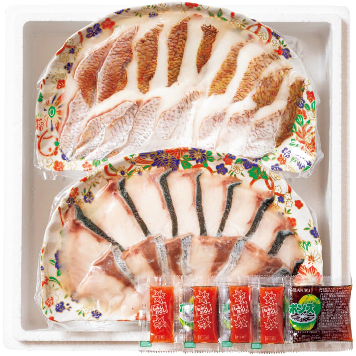 お歳暮 御歳暮 早割 冬ギフト 帰歳暮 ギフト プレゼント 送料無料 ギフト 2025 九州産 真鯛とぶりのしゃぶしゃぶ鍋 「SA-MB」 グルメ 総菜 なべ 鍋 九州産 真鯛 ぶり しゃぶしゃぶ鍋 シャブシャブ 約3~4人前 SA-MB【GF】