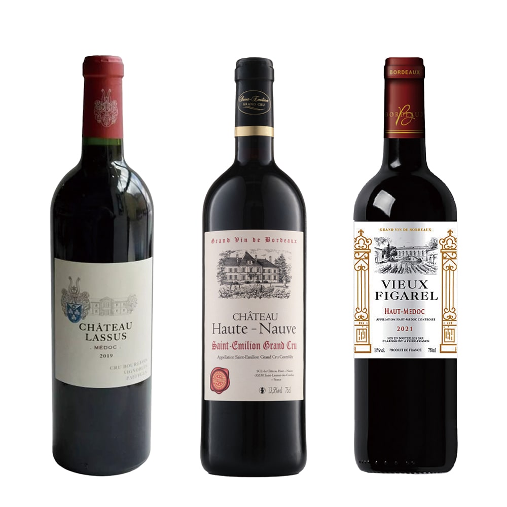 ＼47%OFF／【特選】至極のボルドーワイン3本セット【FD】