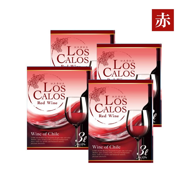 箱ワイン ロスカロス 赤 3L×4個 バッグインボックス 【FD】