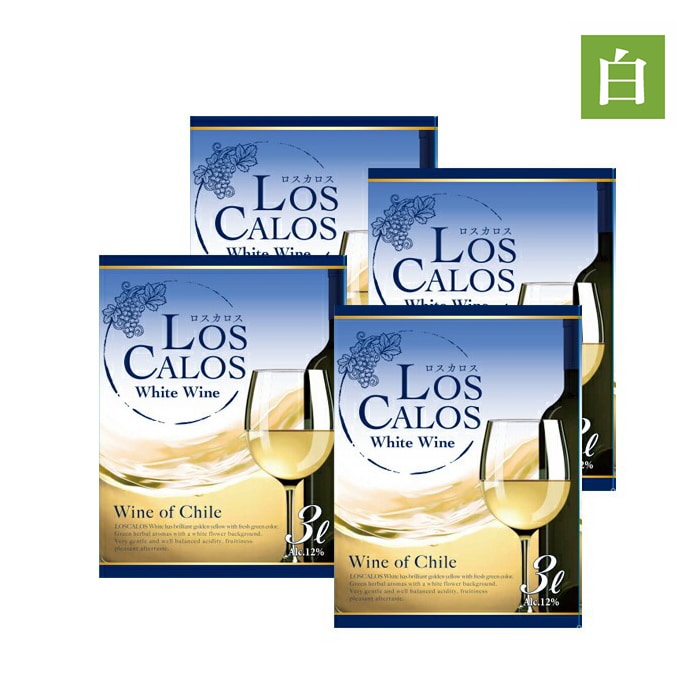 箱ワイン ロスカロス 白 3L×4個 バッグインボックス【FD】